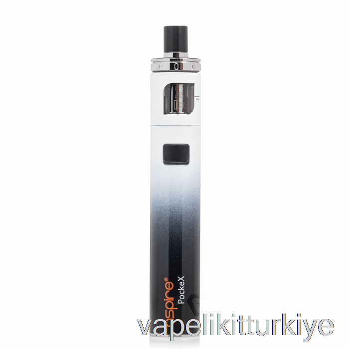 Vape Kalem Vape Mate Aspire Pockex Aio Başlangıç ​​​​kiti [anni] Siyah / Beyaz Degrade